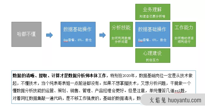 入门级数据分析师，应该掌握哪些技能？