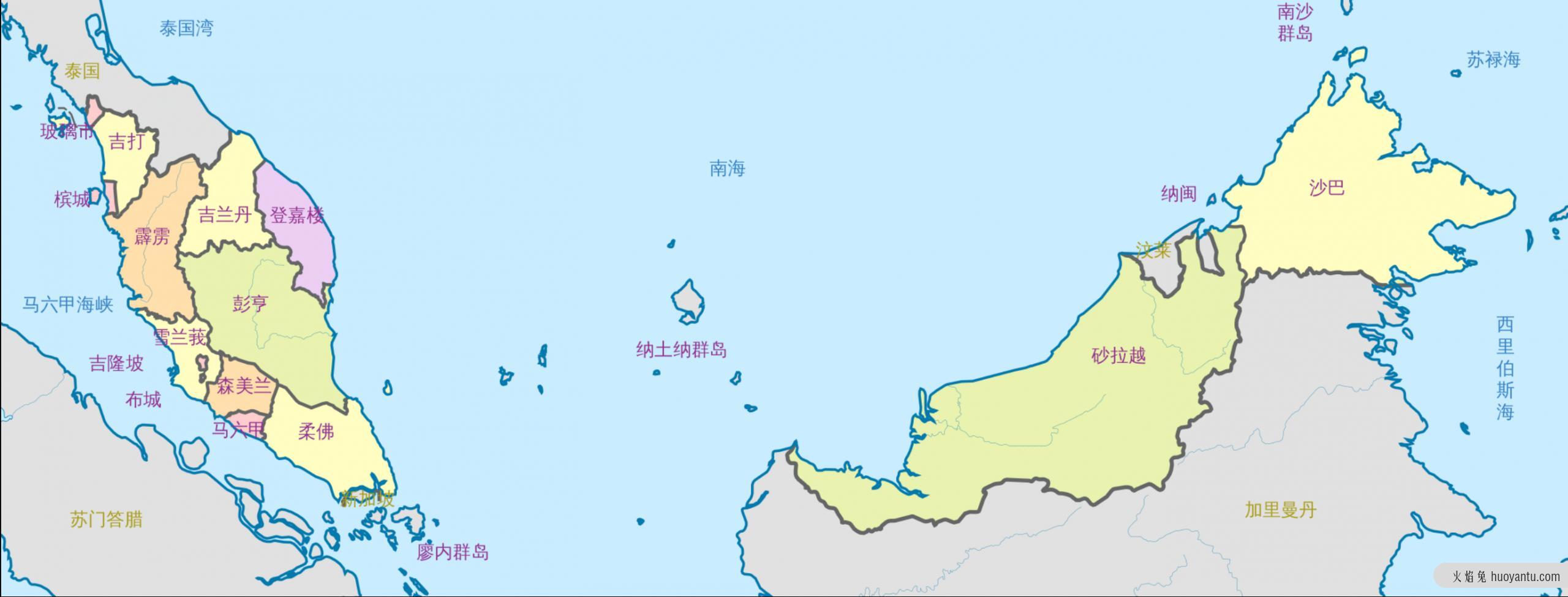 马拉西亚位置图片
