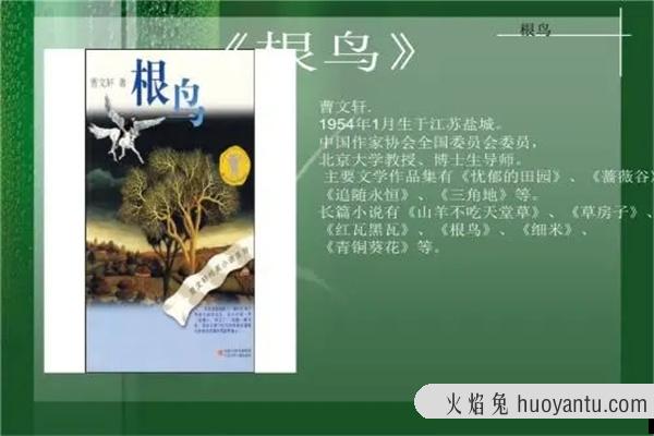 曹文轩的作品有哪些：山羊不吃天堂草（主角成长艰难）