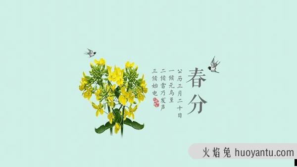 春分是什么意思?平分春天/日夜平分(春暖花开)