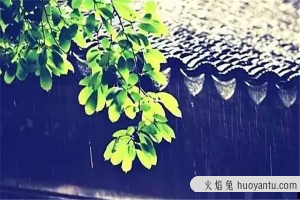 梅雨期是什么时候：六月至七月（持续一个月）