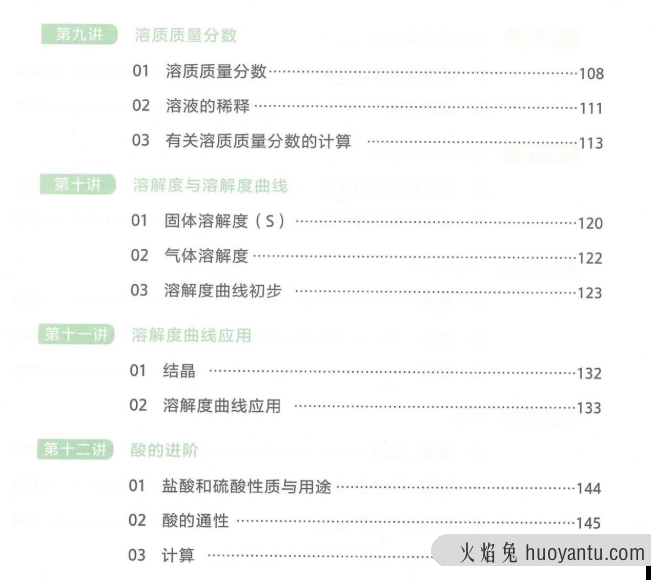 高途课堂张立琛2022秋季初三化学秋季系统班课程