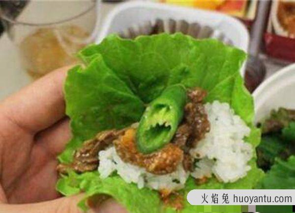 生菜包饭怎么做