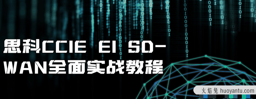 思科CCIE EI SD-WAN全面实战教程