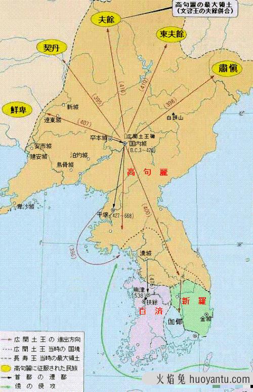 高句丽最大版图有多少 高句丽最大版图面积介绍(含图)