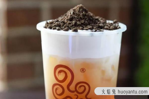 熊猫奶盖的茶是什么茶?奶盖上撒有黑色奥利奥碎末