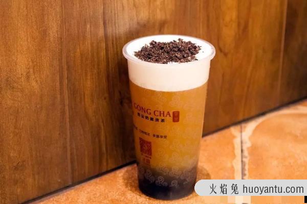 熊猫奶盖的茶是什么茶?奶盖上撒有黑色奥利奥碎末